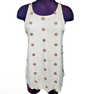 Polka Dot Sleeveless Top
